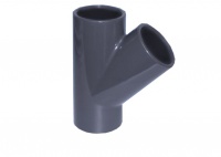 45 Tee for PVC Metric Pipe 50mm to 63mm